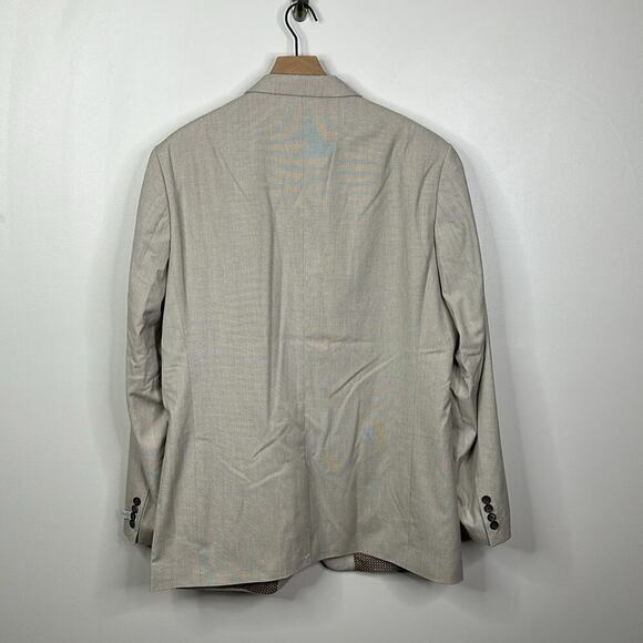 Johnny Bigg Harewood Textured Dune Suit Jacket Big & Tall Men's Size 44L - Picture 7 of 8